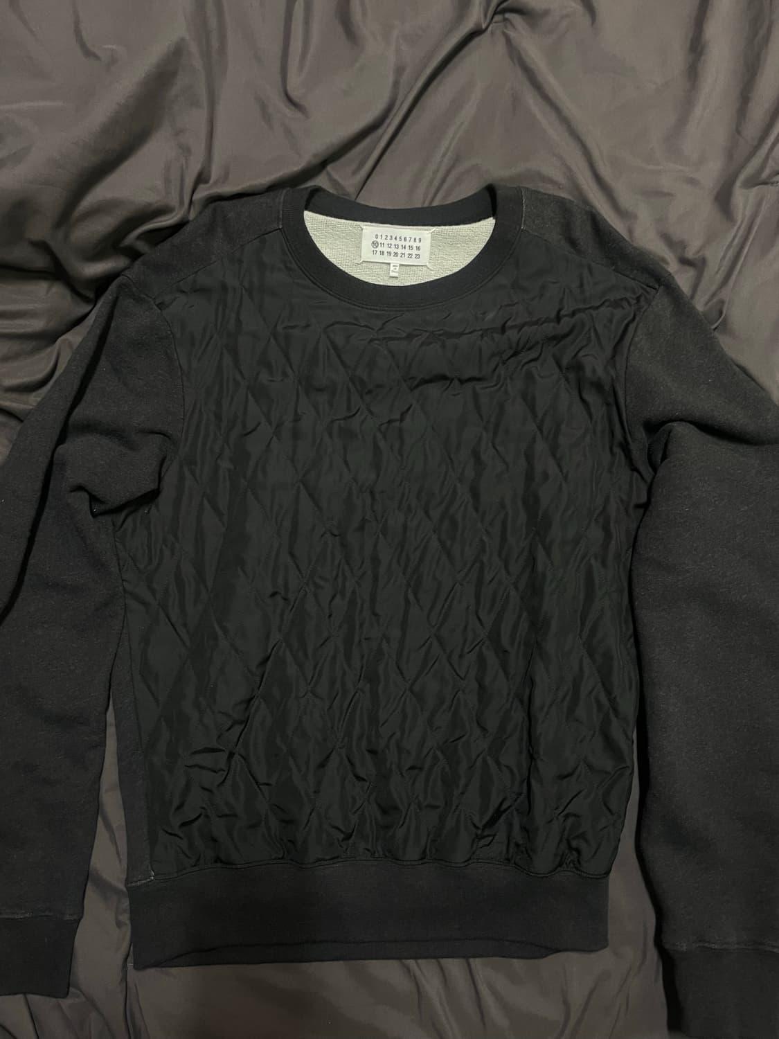 메종 마르지엘라 10라인 퀼팅 맨투맨 상품이미지2