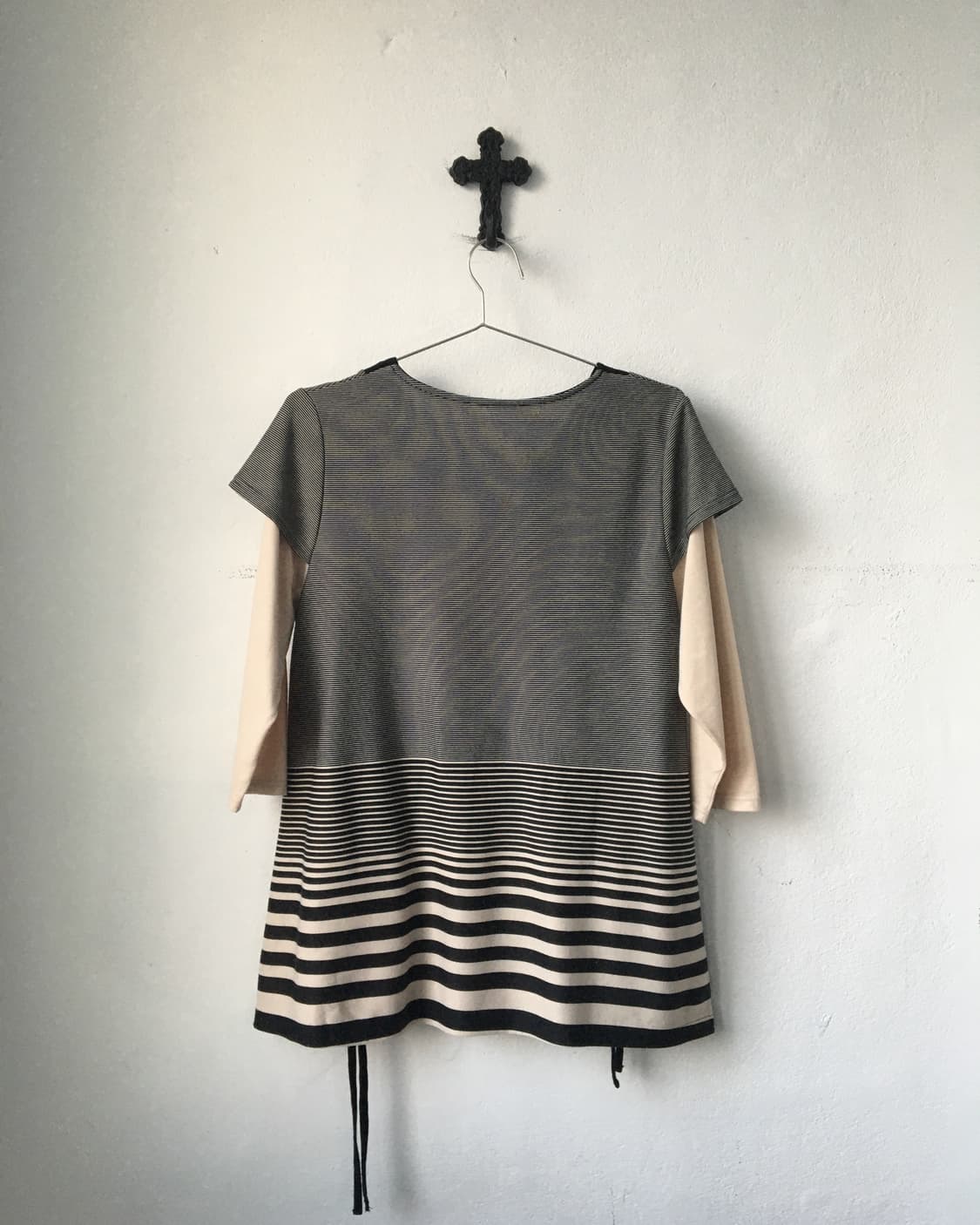 Pocket point stripe pattern sleeve 상품이미지3