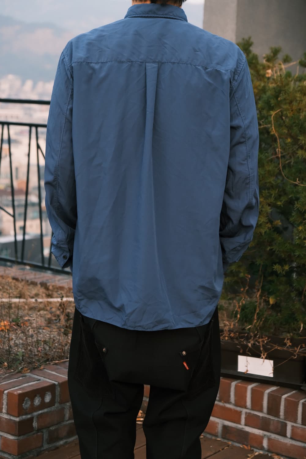 언더커버 블루 폴리셔츠 상품이미지2