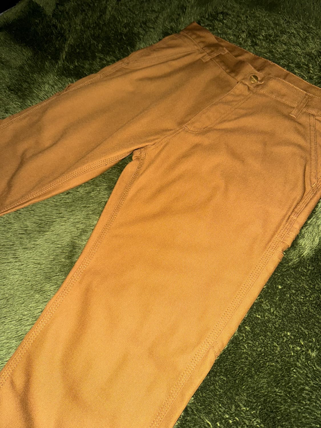 [32X32] 칼하트 WIP 코튼 블렌디드 싱글니 워크 팬츠 탄 상품이미지6