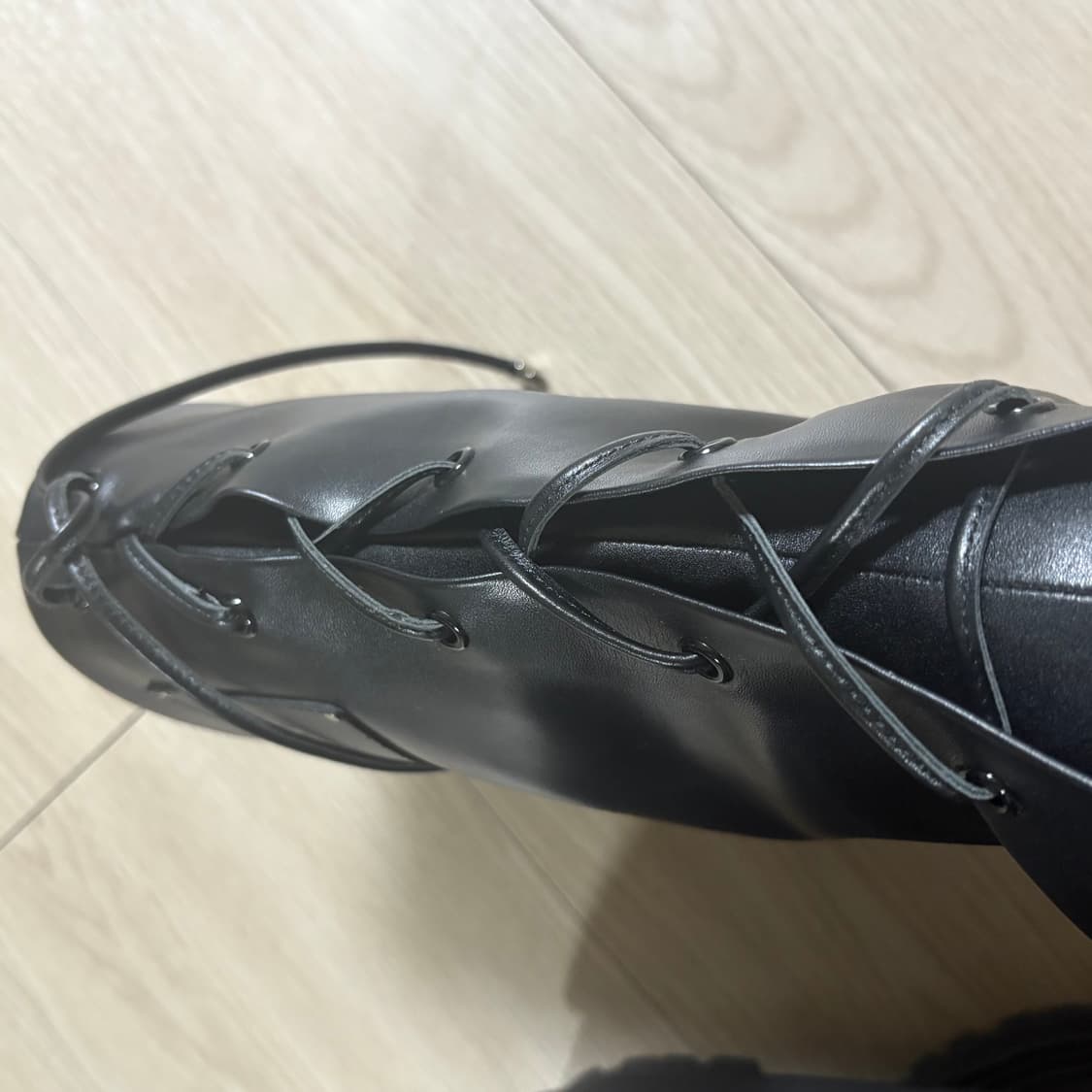 트리밍버드 Folded Lace-up Cowhide Boots 230 상품이미지5