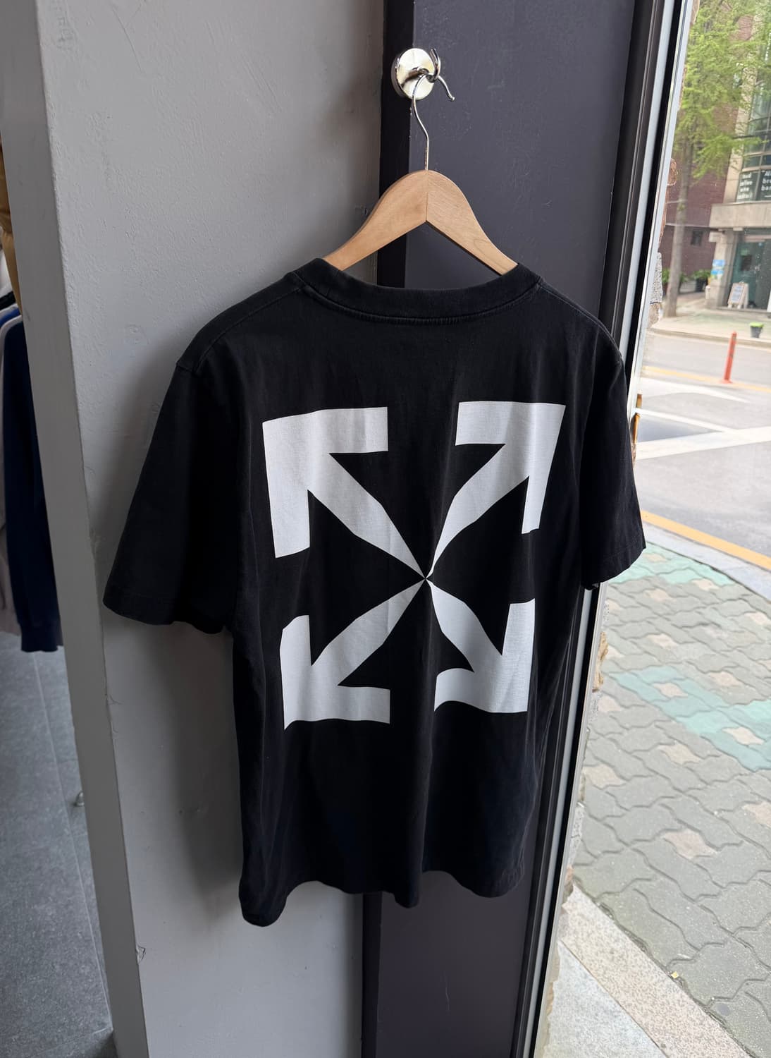 L/ 오프화이트 빈티지 모나리자 라운드 반팔 상품이미지6