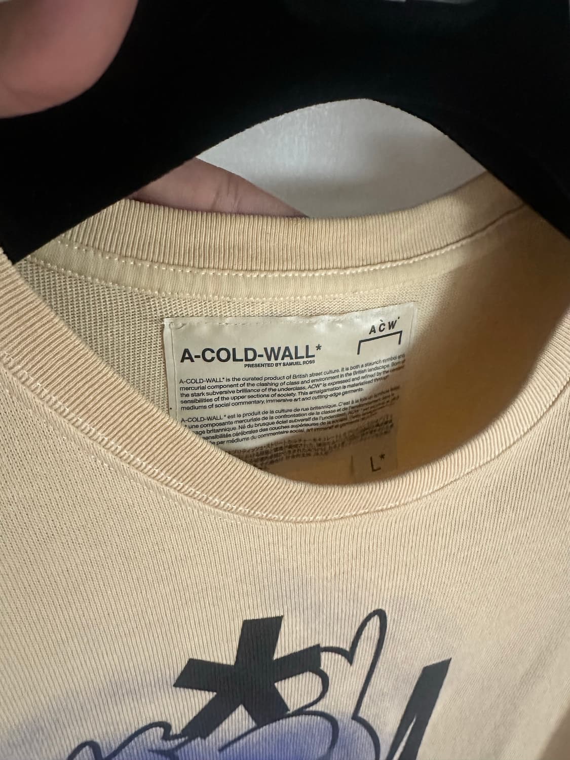 [L] 어콜드월 오버사이즈 롱 슬리브 상품이미지3