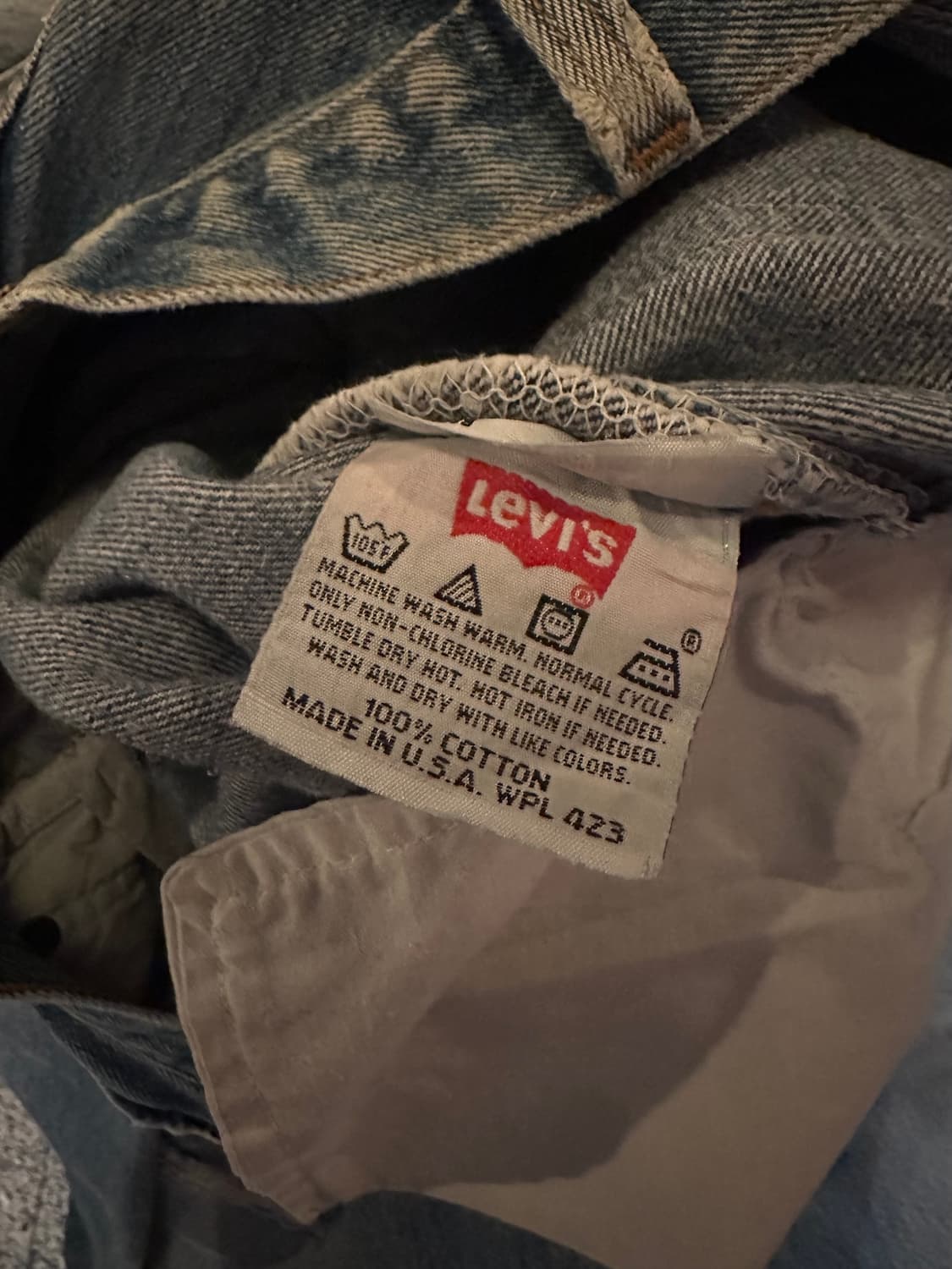 90s USA 빈티지 리바이스 501 데님 팬츠 상품이미지9