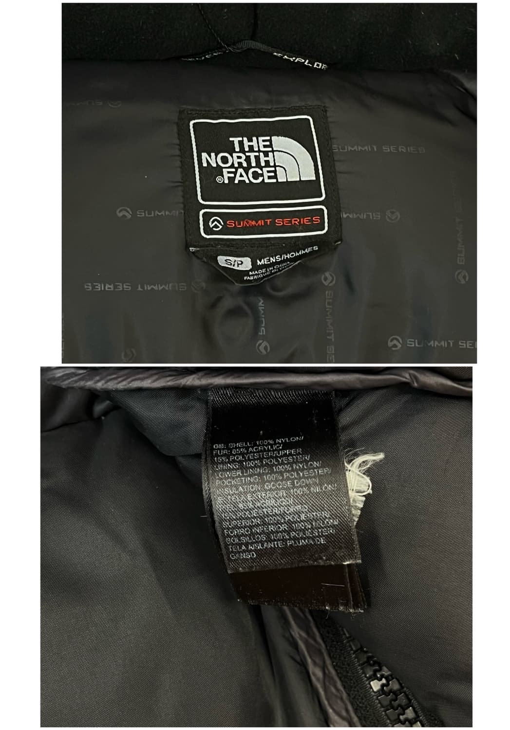 노스페이스 아스가르드 패딩 블랙 S #csz1775  상품이미지5