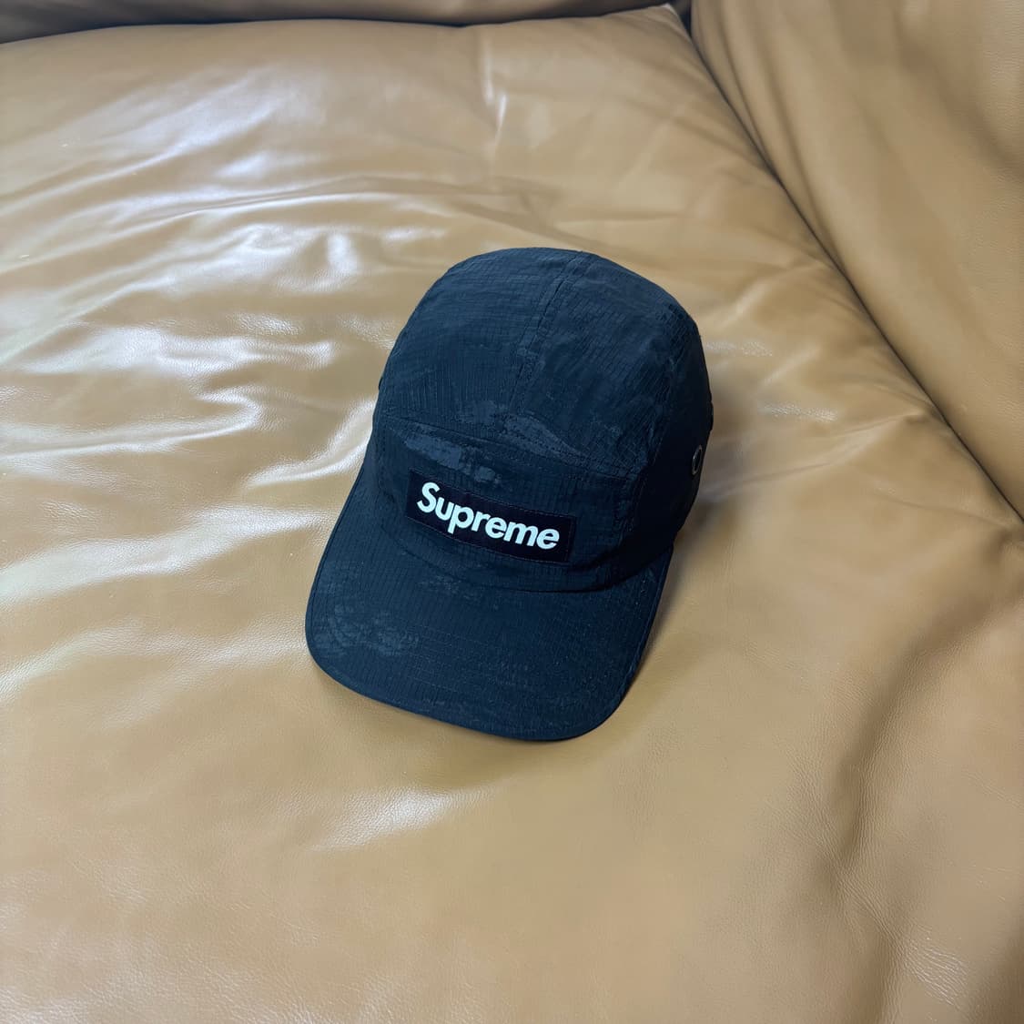 Supreme 슈프림 카모 블랙 캠프캡 모자 (Camo Black) 상품이미지1
