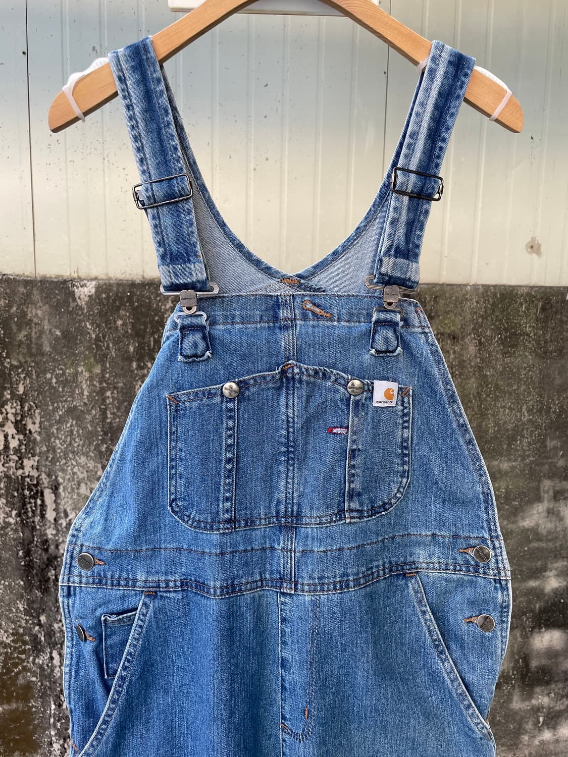 칼하트 빈티지 데님 오버롤 상품이미지4