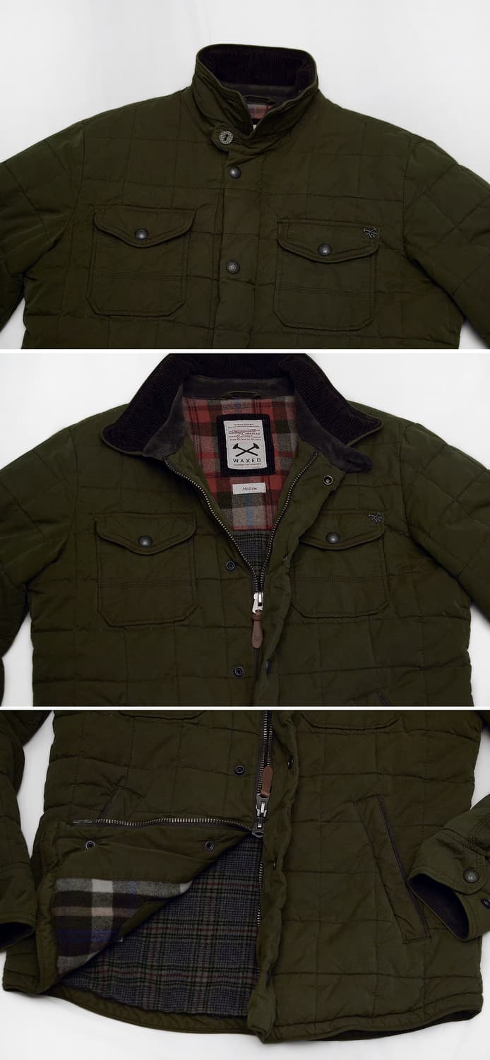 왁시드 바이 시리즈 왁스코튼 퀼팅 패디드 자켓 (M / 100) 상품이미지4