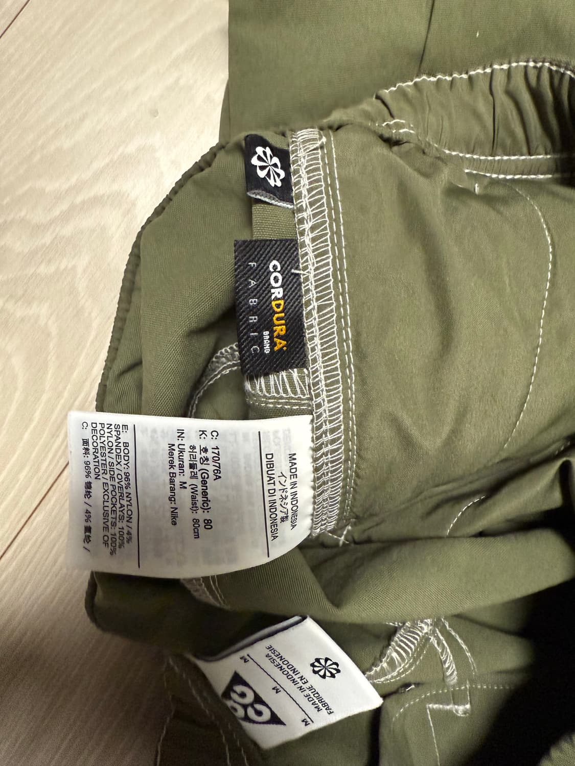 나이키 ACG 스미스 서밋 카고 팬츠 올리브 M 상품이미지6