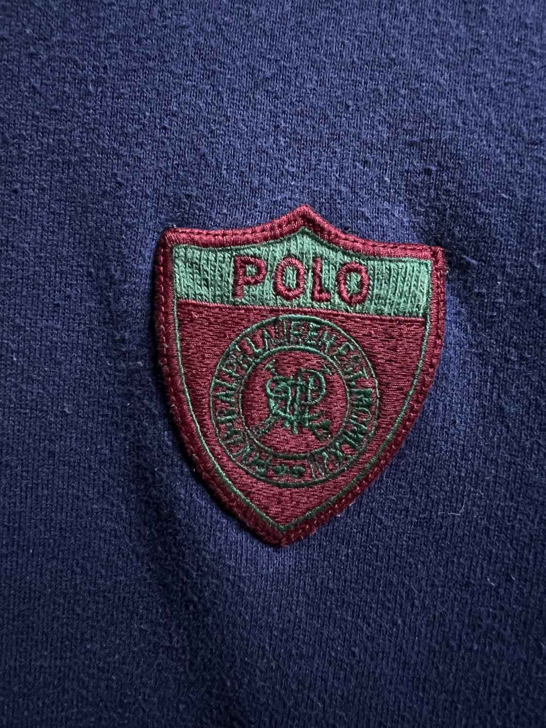 폴로 랄프로렌 네이비 맨투맨 티셔츠 상품이미지3