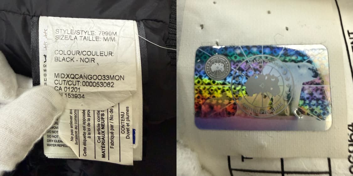 캐나다구스 칠리왁 봄버 패딩 자켓 블랙 상품이미지8