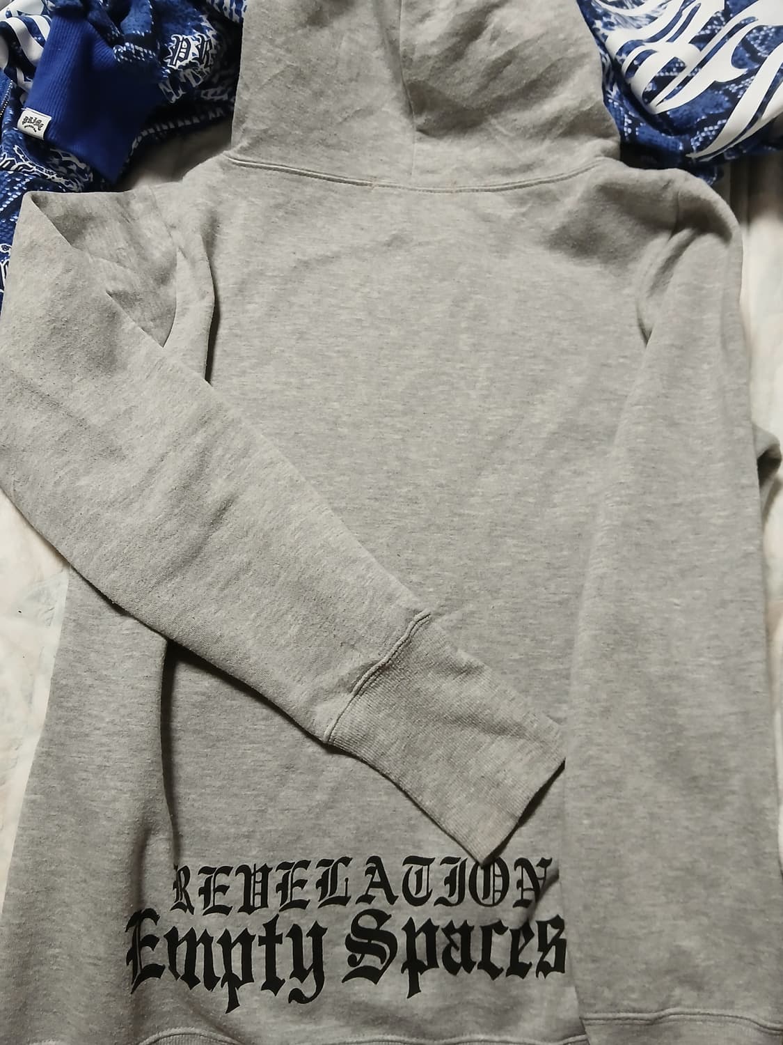 갸루 Y2K  골드 실버프린팅집업 상품이미지5