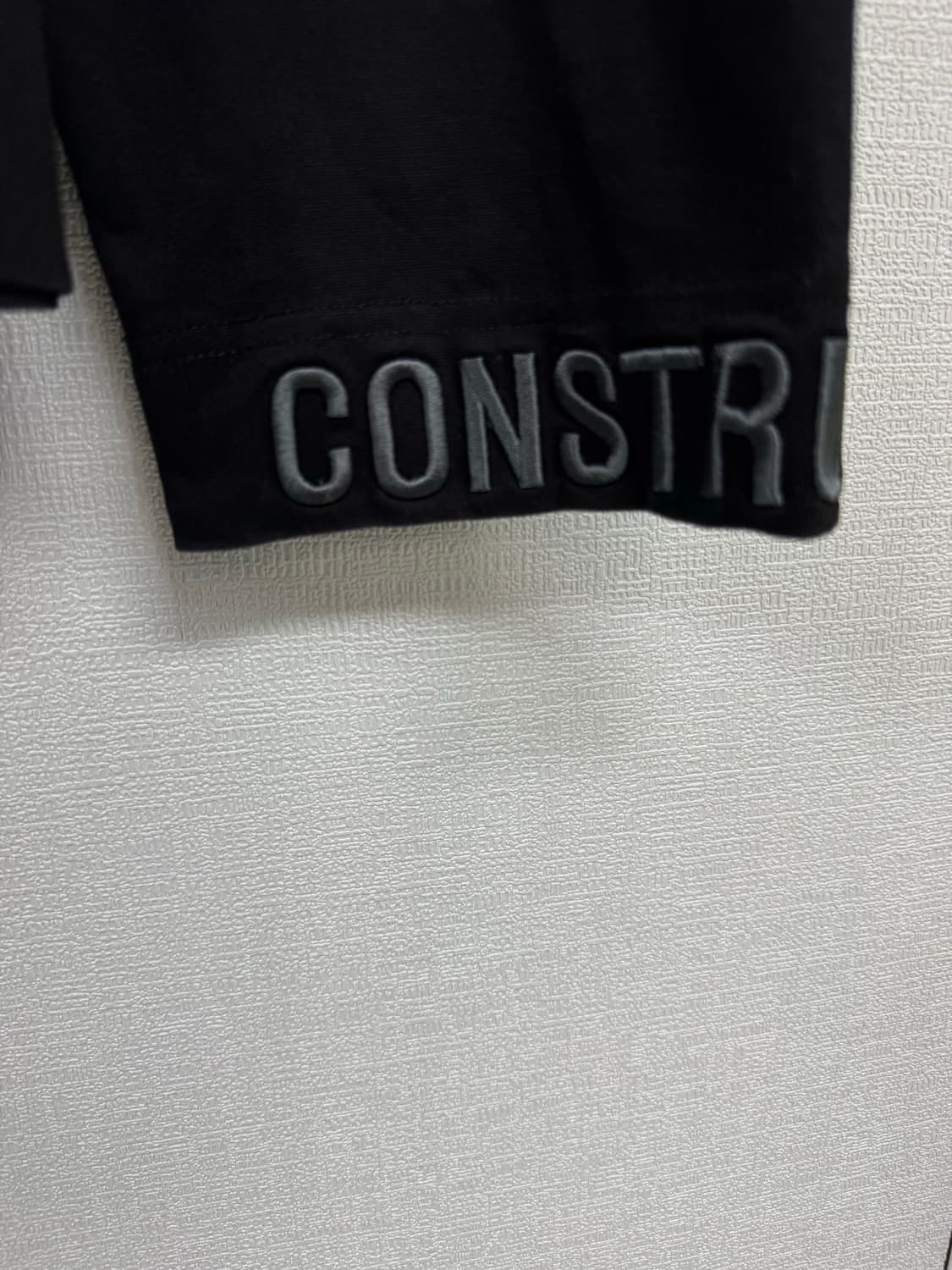 준지 자수 레터링 롱슬리브 상품이미지2