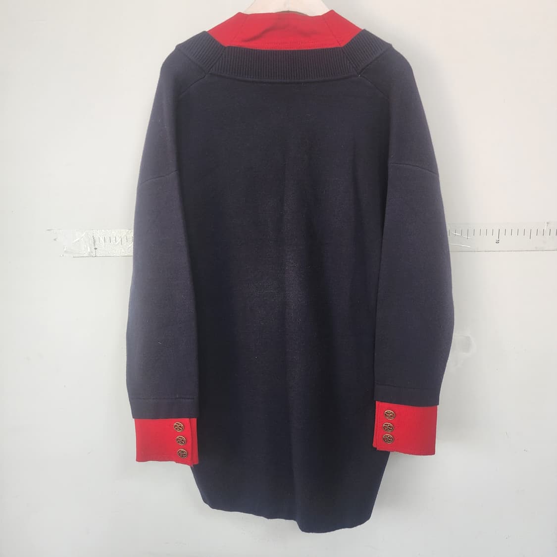 산드로 네이비/레드 가디건 상품이미지7