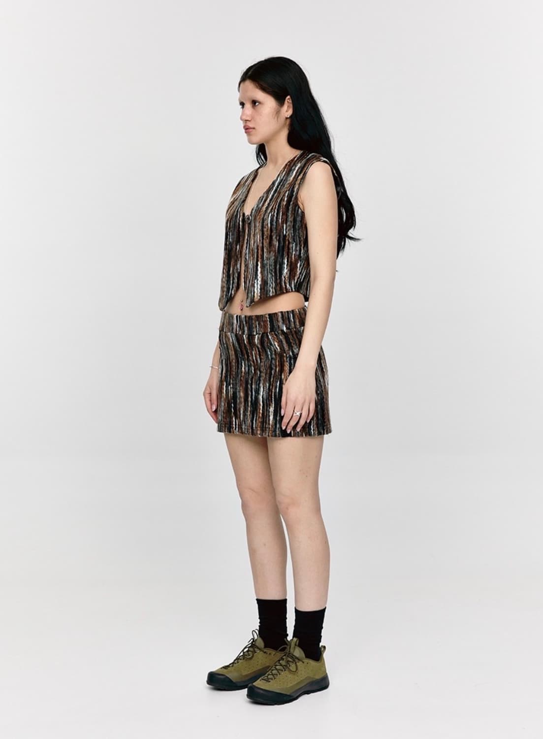 아르스 컨택트 베스트 + 스커트 세트 상품이미지6