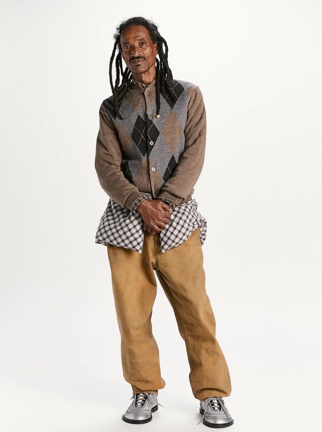 마리아노 아가일 인타르시아 가디건 상품이미지1