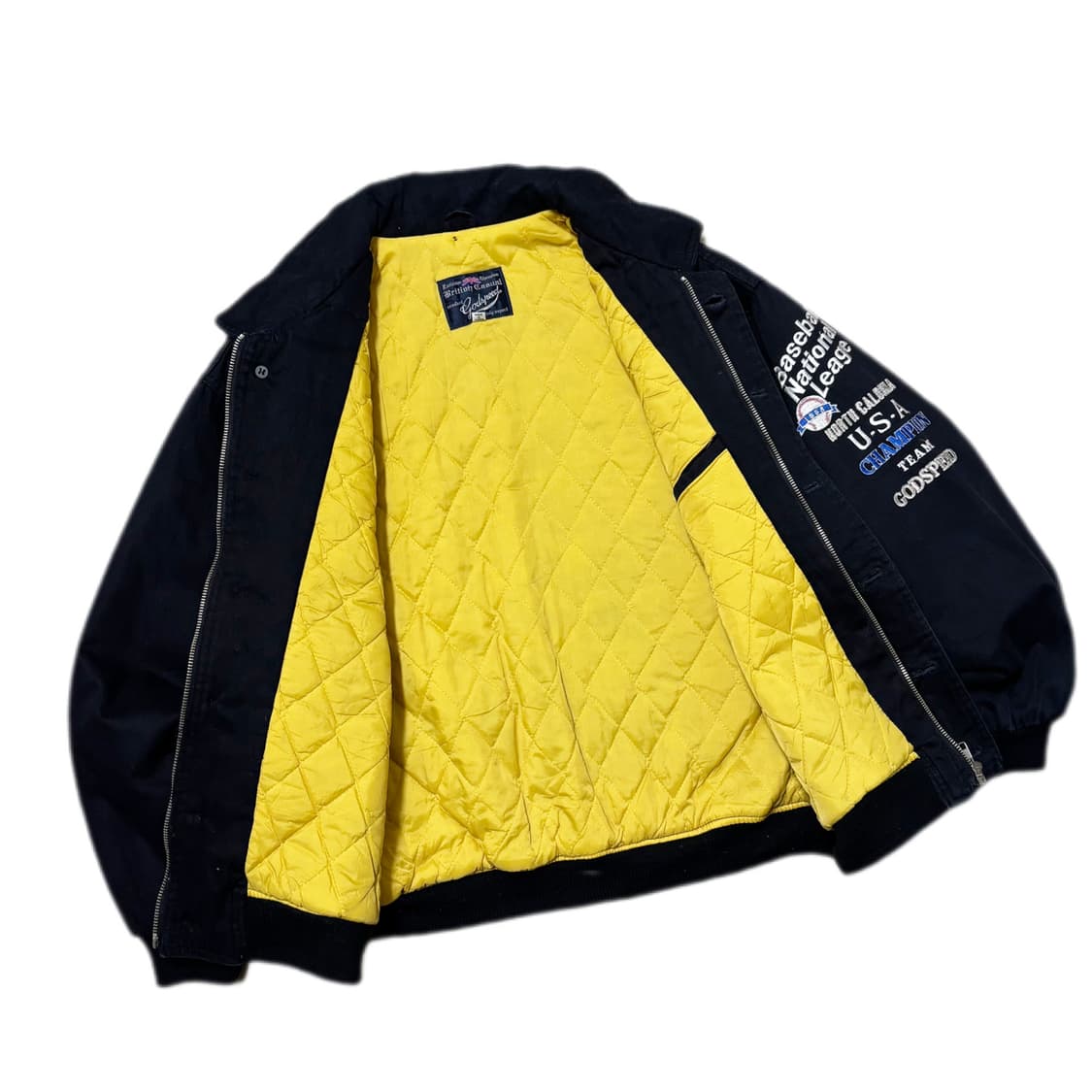 90’s Godspeed baseball bomber Jacket 상품이미지3