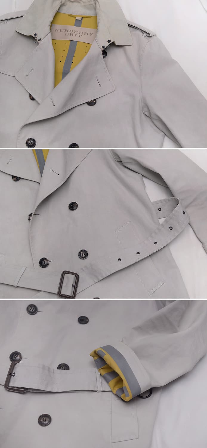 버버리 뉴 켄징턴 숏 트렌치코트 레인자켓 (M / 100+) 상품이미지8