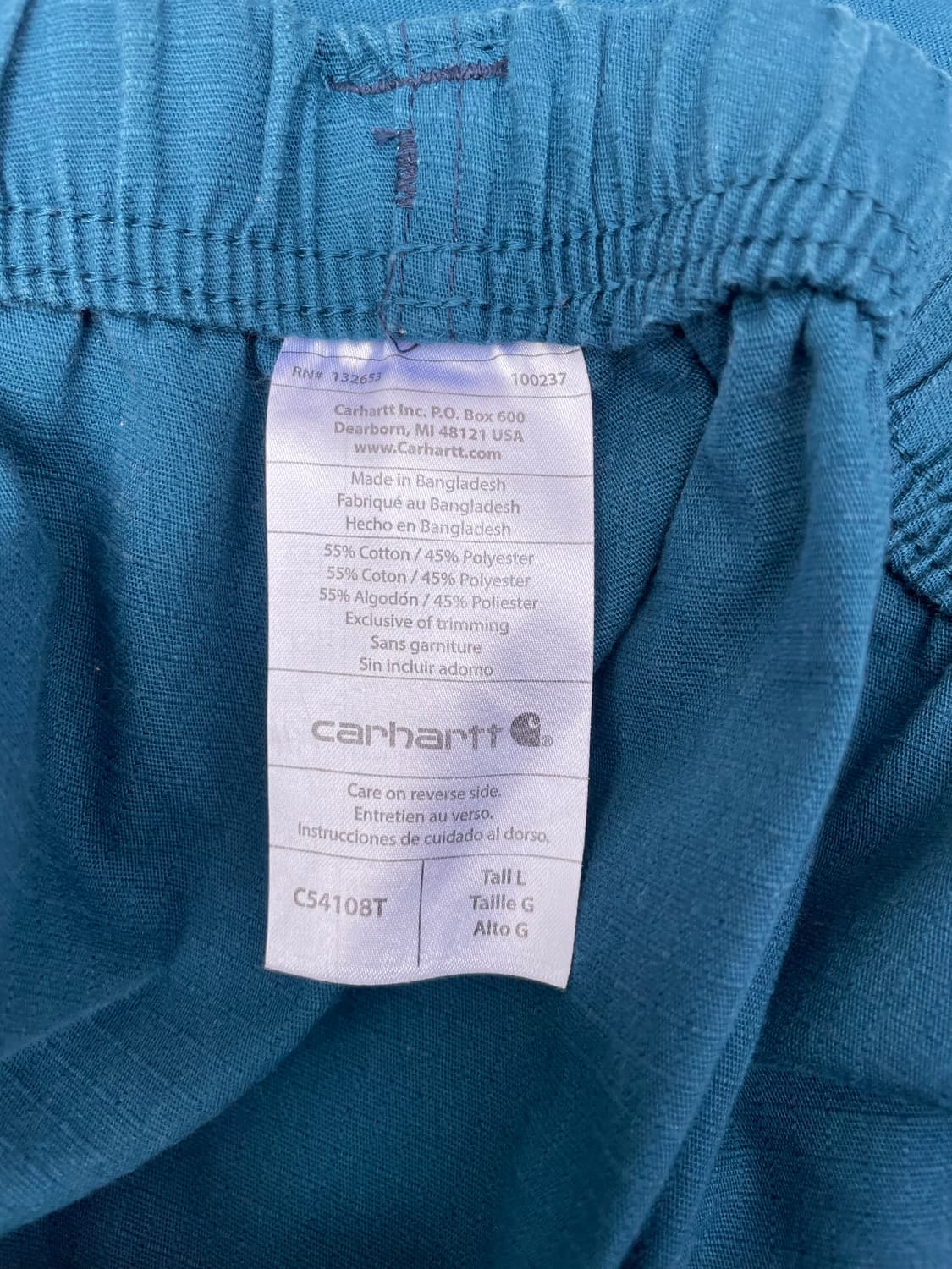 Carhartt 칼하트 립스탑 멀티 카고 팬츠 상품이미지4