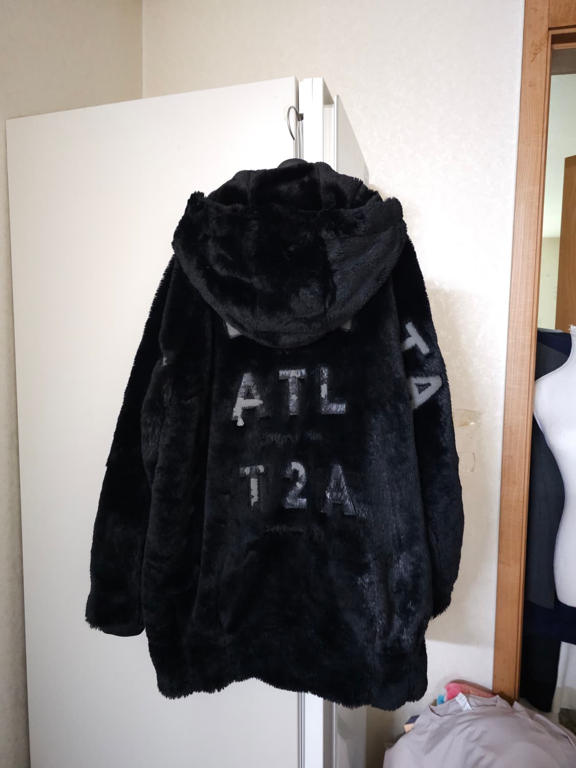 NBA 블랙 후드 퍼 자켓 상품이미지5