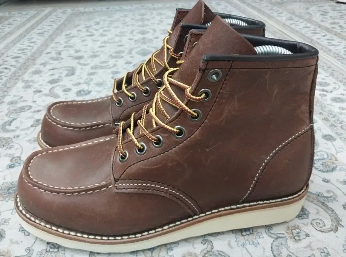 245-255)호킨스 스폰사 브라운 가죽 부츠 상품이미지4