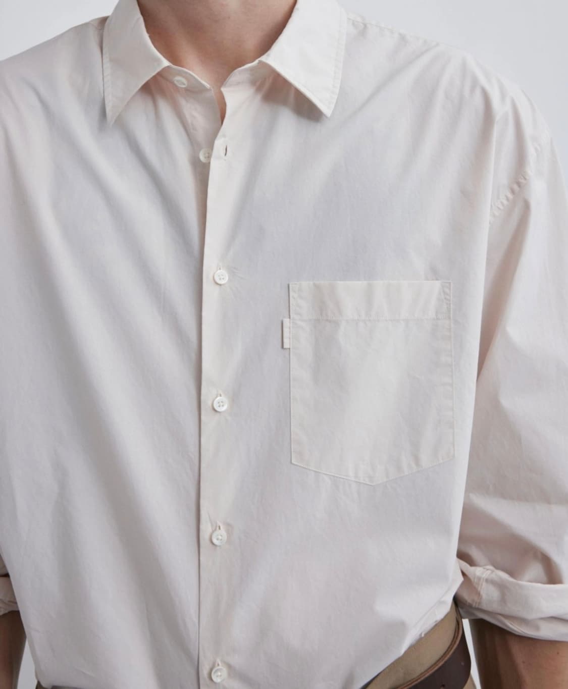 (새상품) 포터리 컴포트 셔츠 에크루 0사이즈 상품이미지8