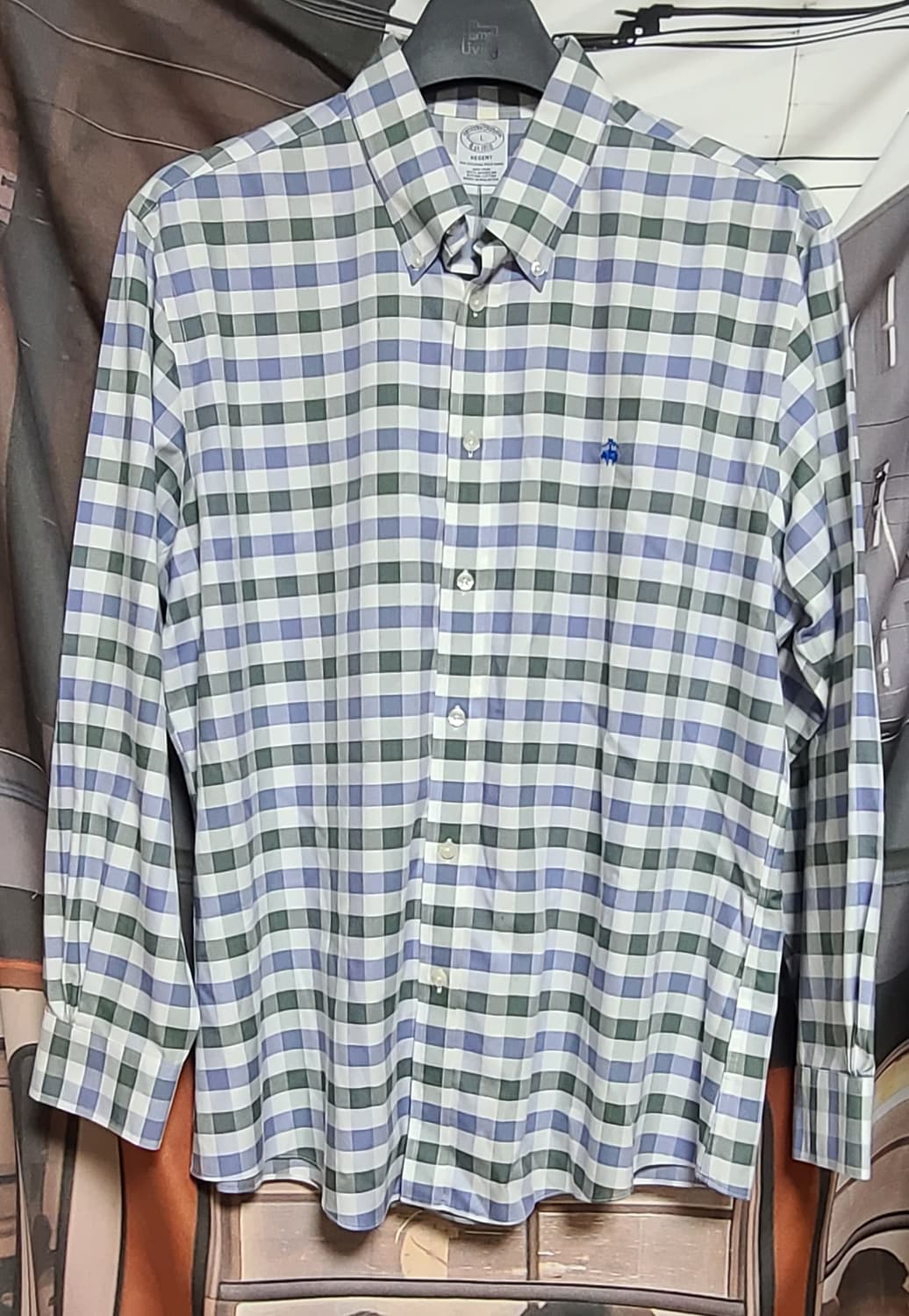 브룩스브라더스 긴팔 체크 셔츠  상품이미지1