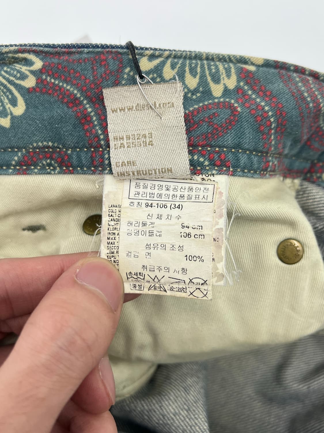 디젤 부츠컷 데님 팬츠 상품이미지8