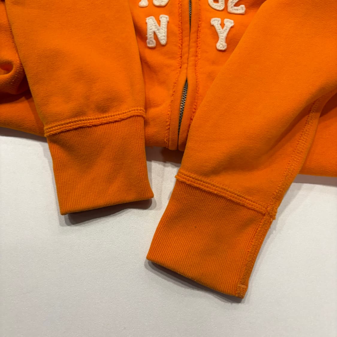 [M] 아베크롬비 아치로고 오렌지색 후드집업 D516 상품이미지5