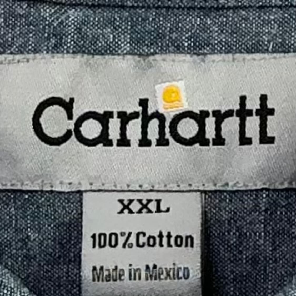 Xxl 칼하트 샴브레이 데님 셔츠 상품이미지3