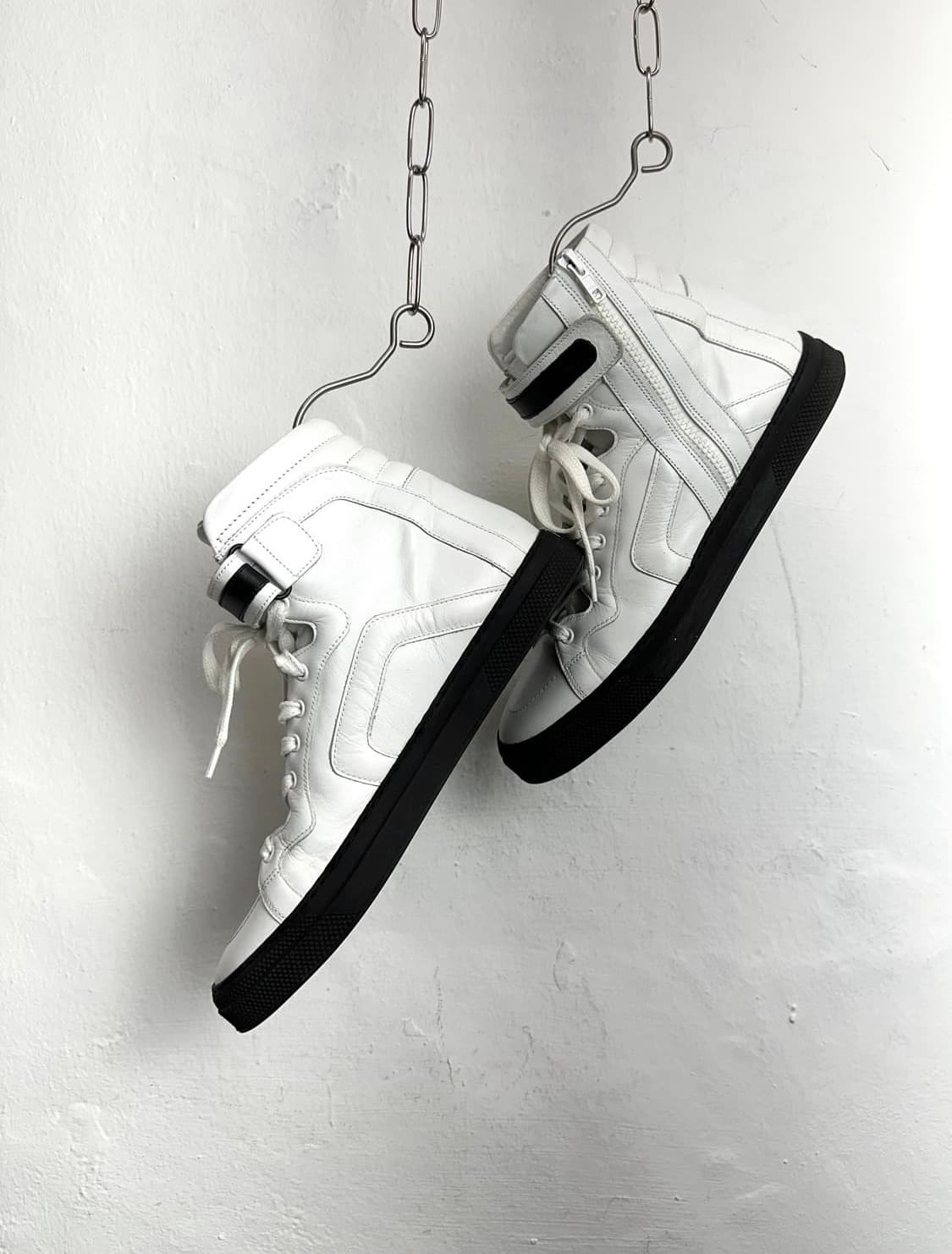 Pierre Hardy Leather High-Top Sneakers 상품이미지4