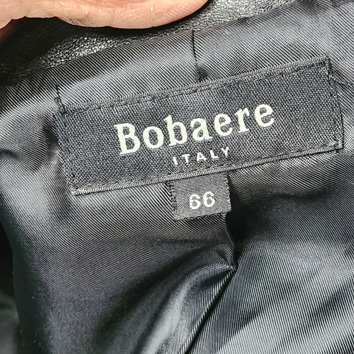 Bobaere ITALY 리얼 양가죽 퀼팅 라이더 자켓 | 슬림핏 블랙 상품이미지7
