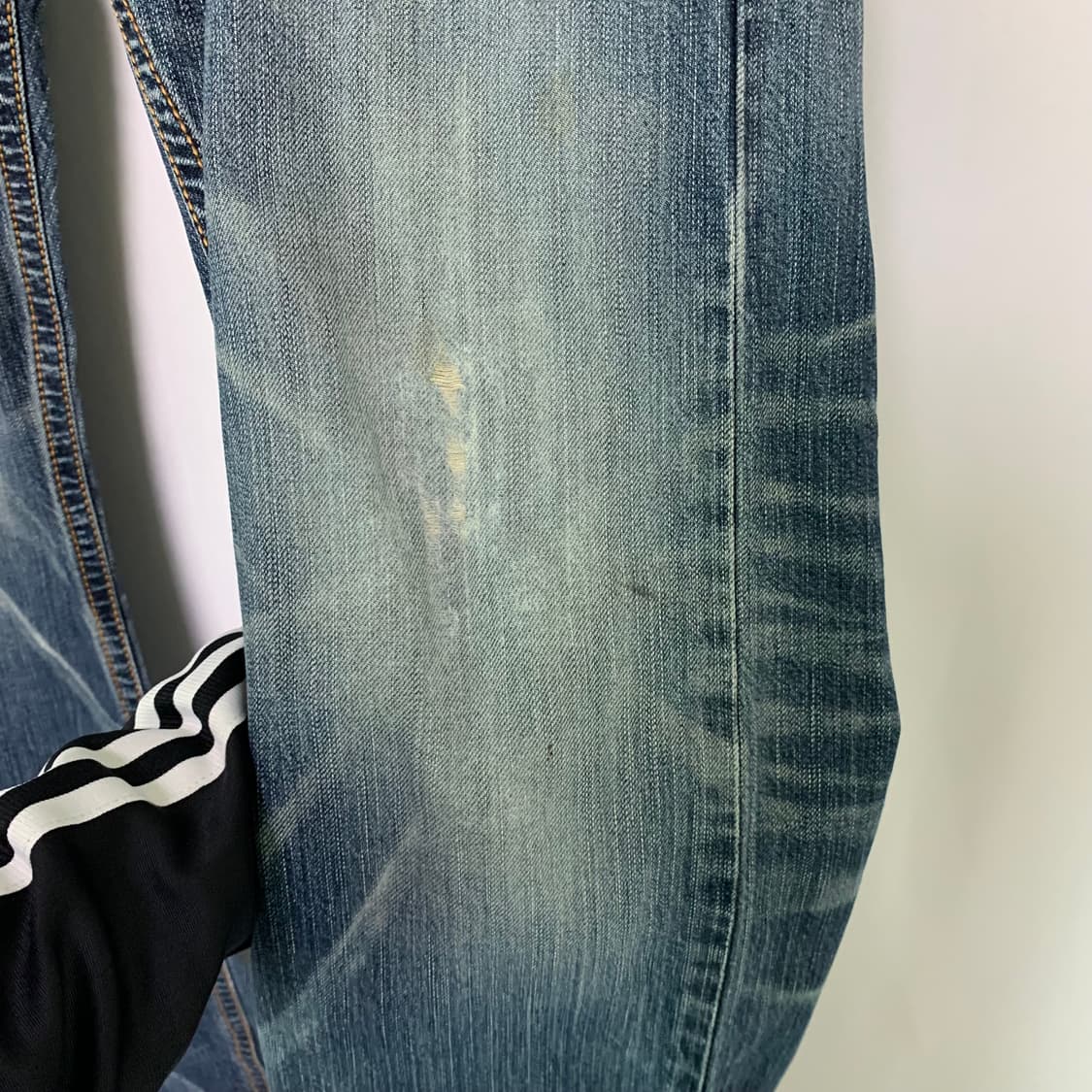 에드윈 익스클루시브 빈티지 워싱데님 포켓지퍼 스트레이트핏 청바지 34인치 상품이미지4
