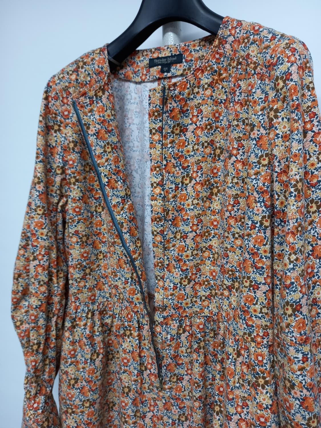 새 써스데이아일랜드 춘추동 골지 롱 원피스 55 상품이미지5