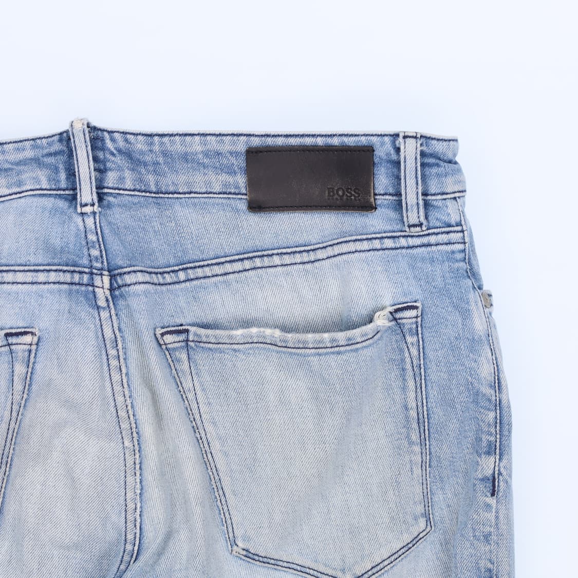 [33] 보스 남성 연청 워싱 데님 팬츠 청바지 0120J 상품이미지3