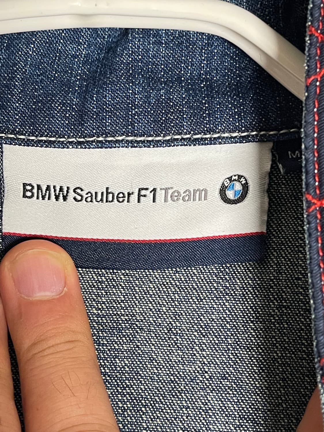 BMW Sauber F1 데님 자켓 청자켓 XL 상품이미지8