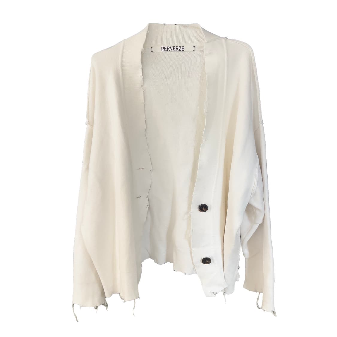 PERVERZE knit cardigan - off white 상품이미지2
