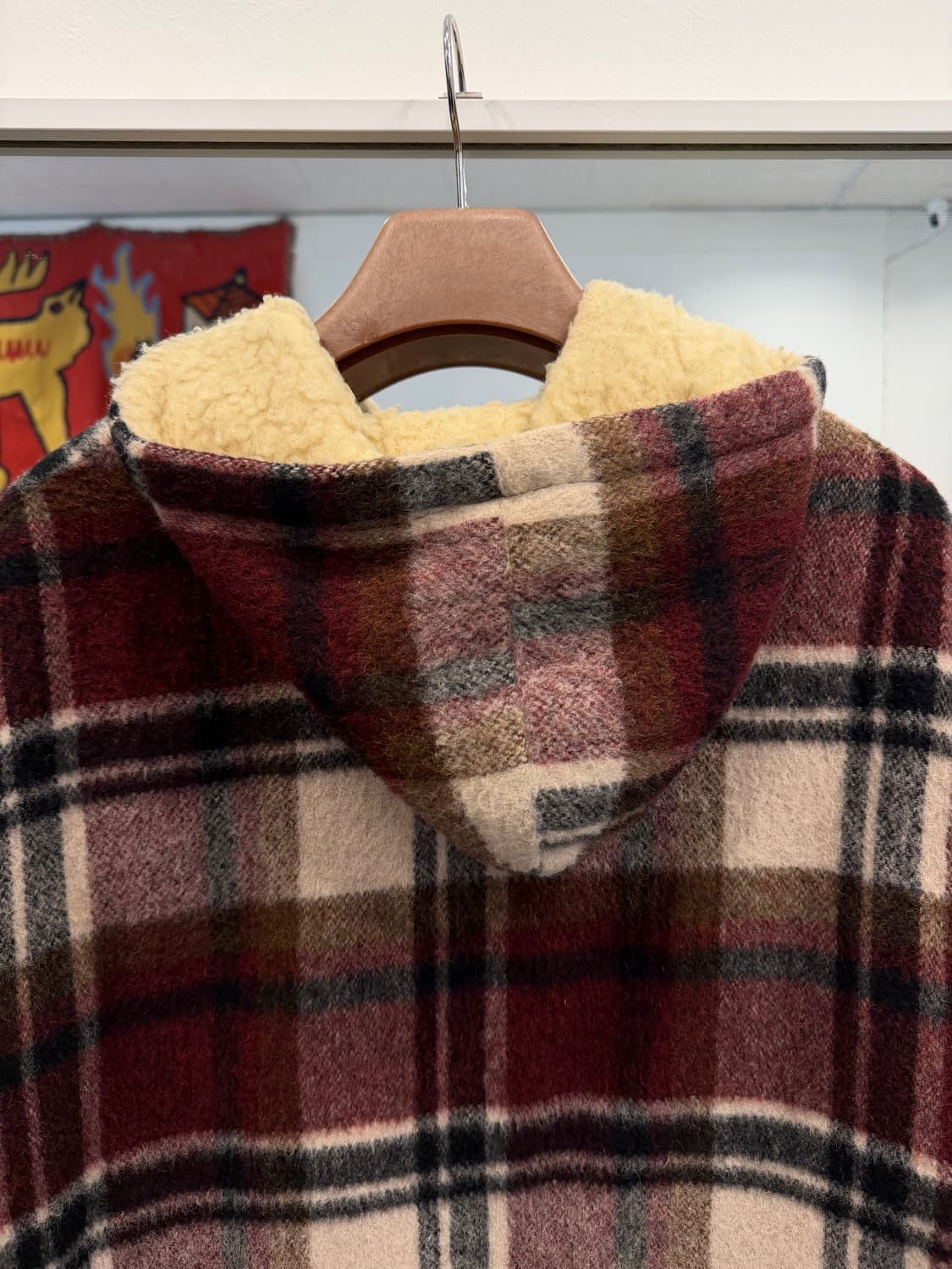 60-70s Brent 빈티지 옴브레 쉐르파 후드 자켓 상품이미지7