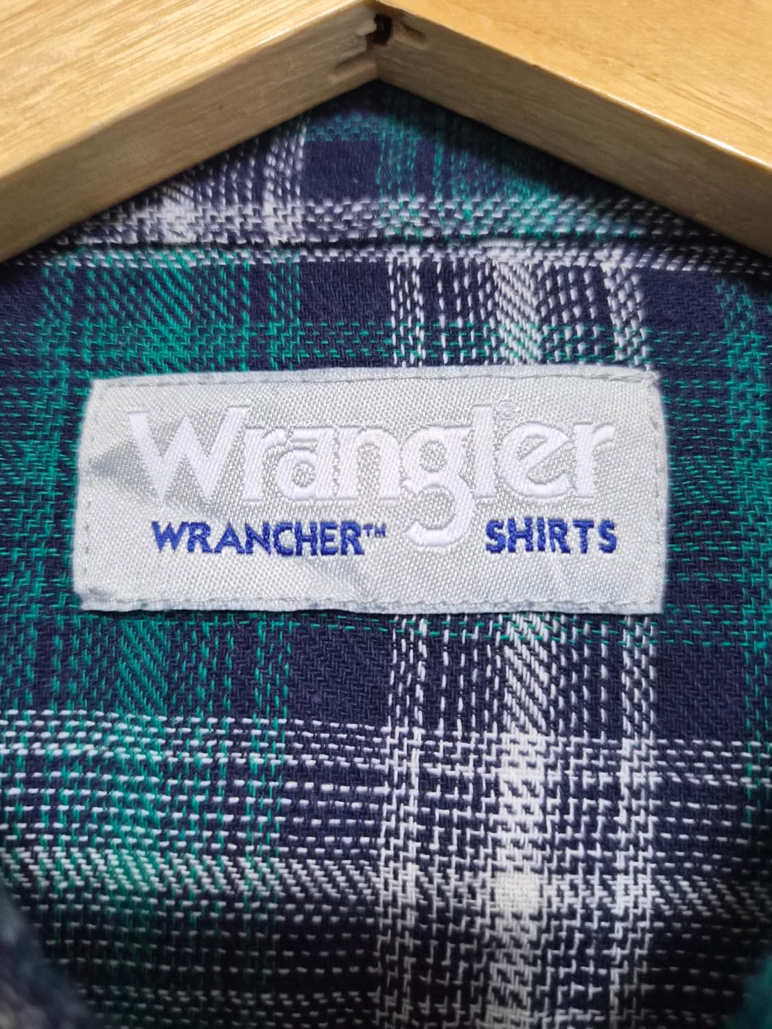 랭글러Wrangler 체크 웨스턴 셔츠 XL사이즈 - S345 상품이미지4