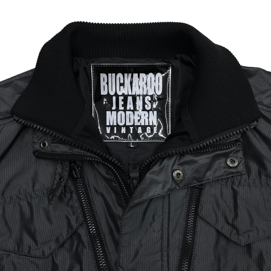 버커루 락시크맛 차콜 포켓 더블 자켓 L 상품이미지6