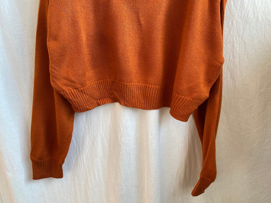 INGNI 오렌지 하프집업 니트(M) 상품이미지5