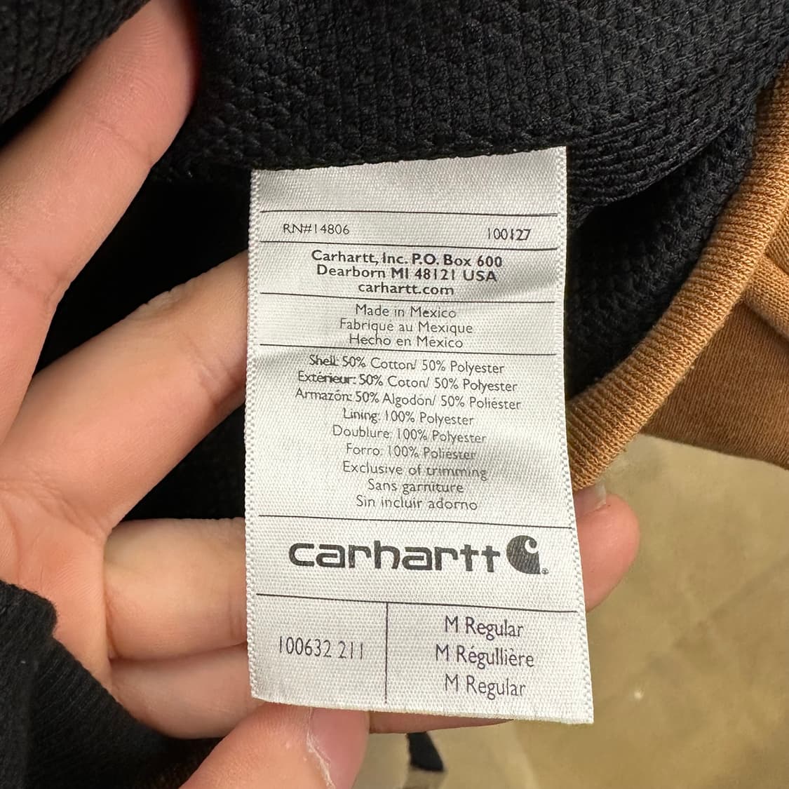 M 칼하트 써멀 된장 후드집업  상품이미지5