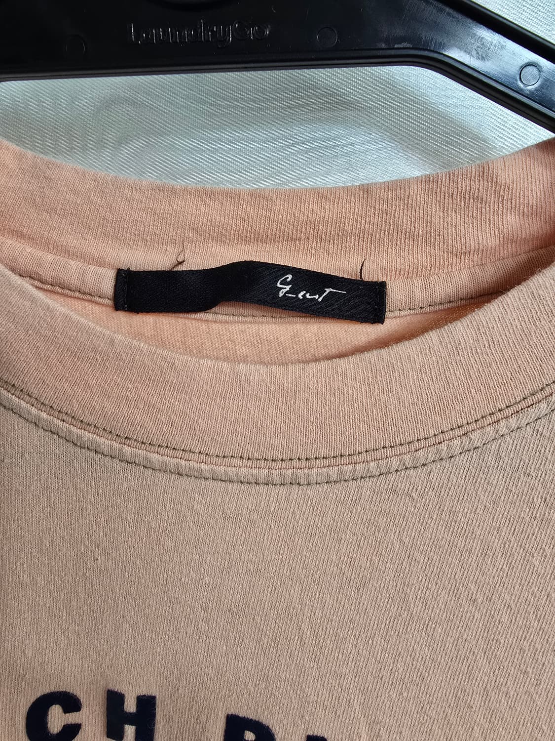 G-Cut 반팔 롱원피스 연어색 (1696) 상품이미지3