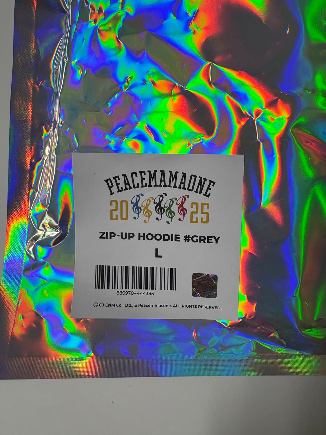 [L]피스마이너스원 마마 집업 후드 그레이 상품이미지2