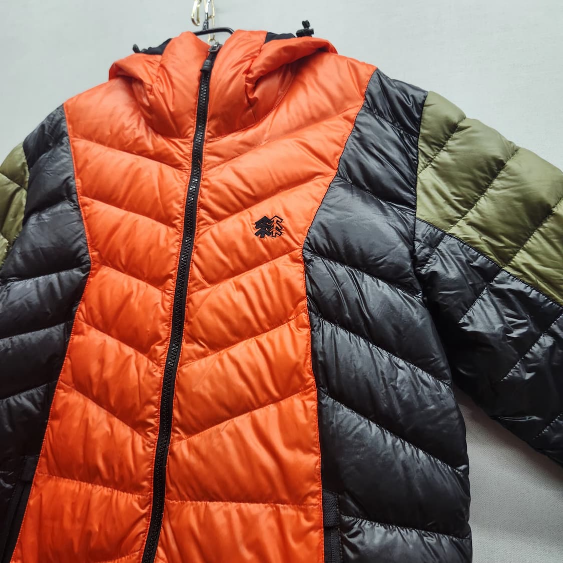 코오롱스포츠 700 풀집업 스트링 투웨이 구스다운 경량패딩 L 상품이미지2