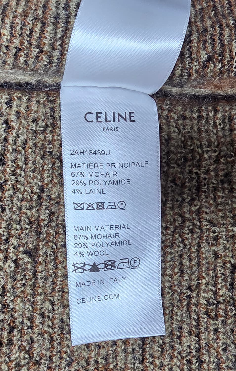 [뷔,홍지윤 착용] 23FW 셀린느 에디 슬리먼 브러쉬드 모헤어 M사이즈 상품이미지9