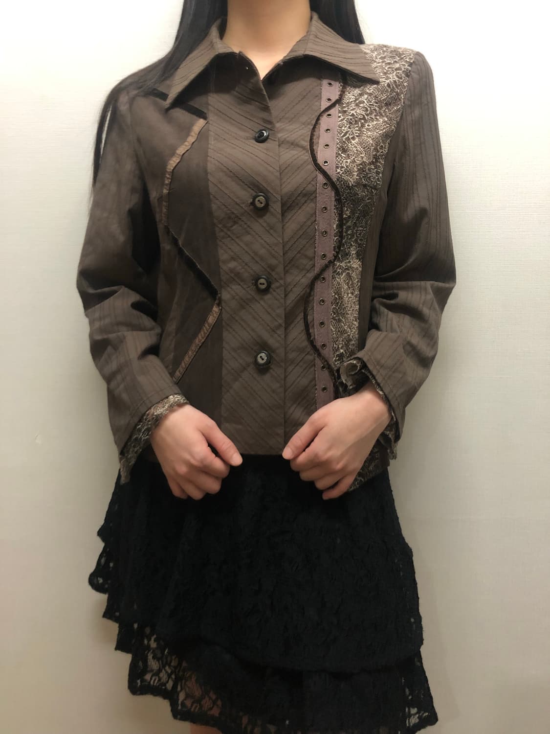 빈티지 브라운 오리엔탈 자켓 상품이미지6