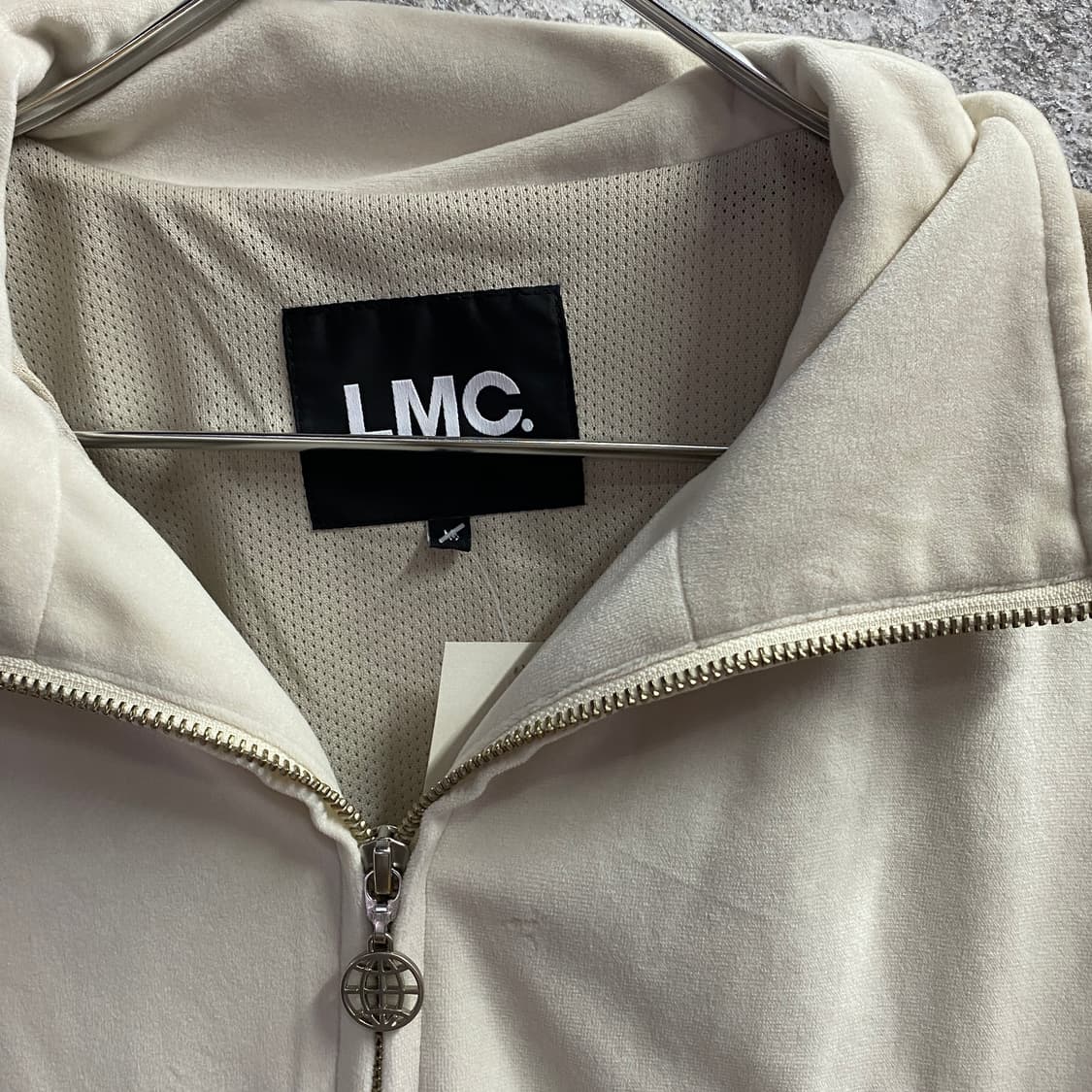 LMC 스몰로고 벨벳 트랙탑 집업 B2284 상품이미지3