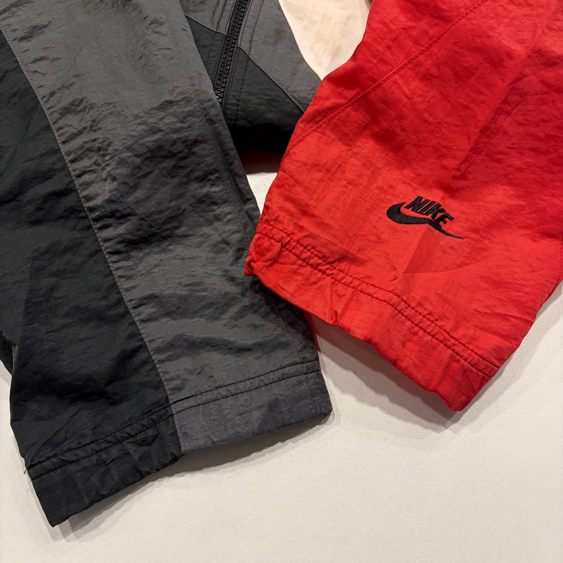 90s 나이키 조던 바람막이 후드 자켓 레드/블랙/화이트 C449 상품이미지7