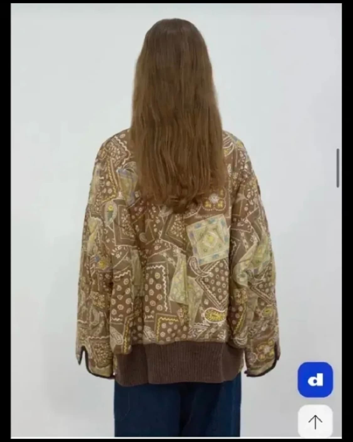 Beaker 비이커 오리지널 리버시블 패턴 퀼팅 패딩 점퍼  상품이미지2